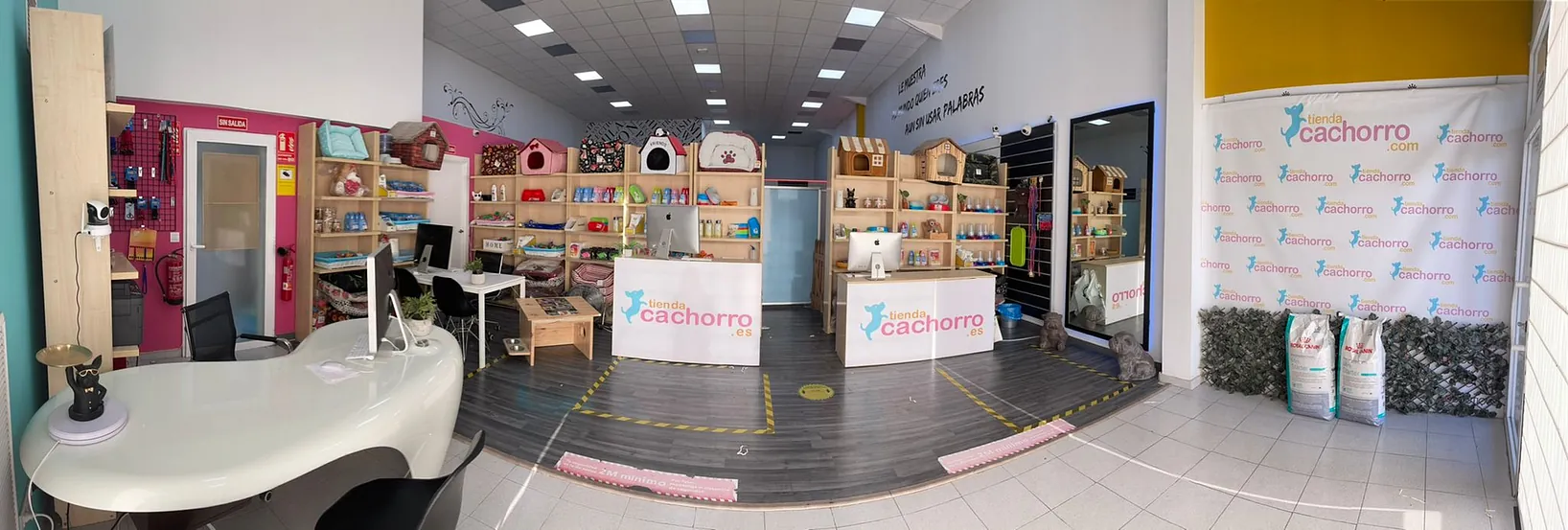 Tienda Cachorro panoramica de local